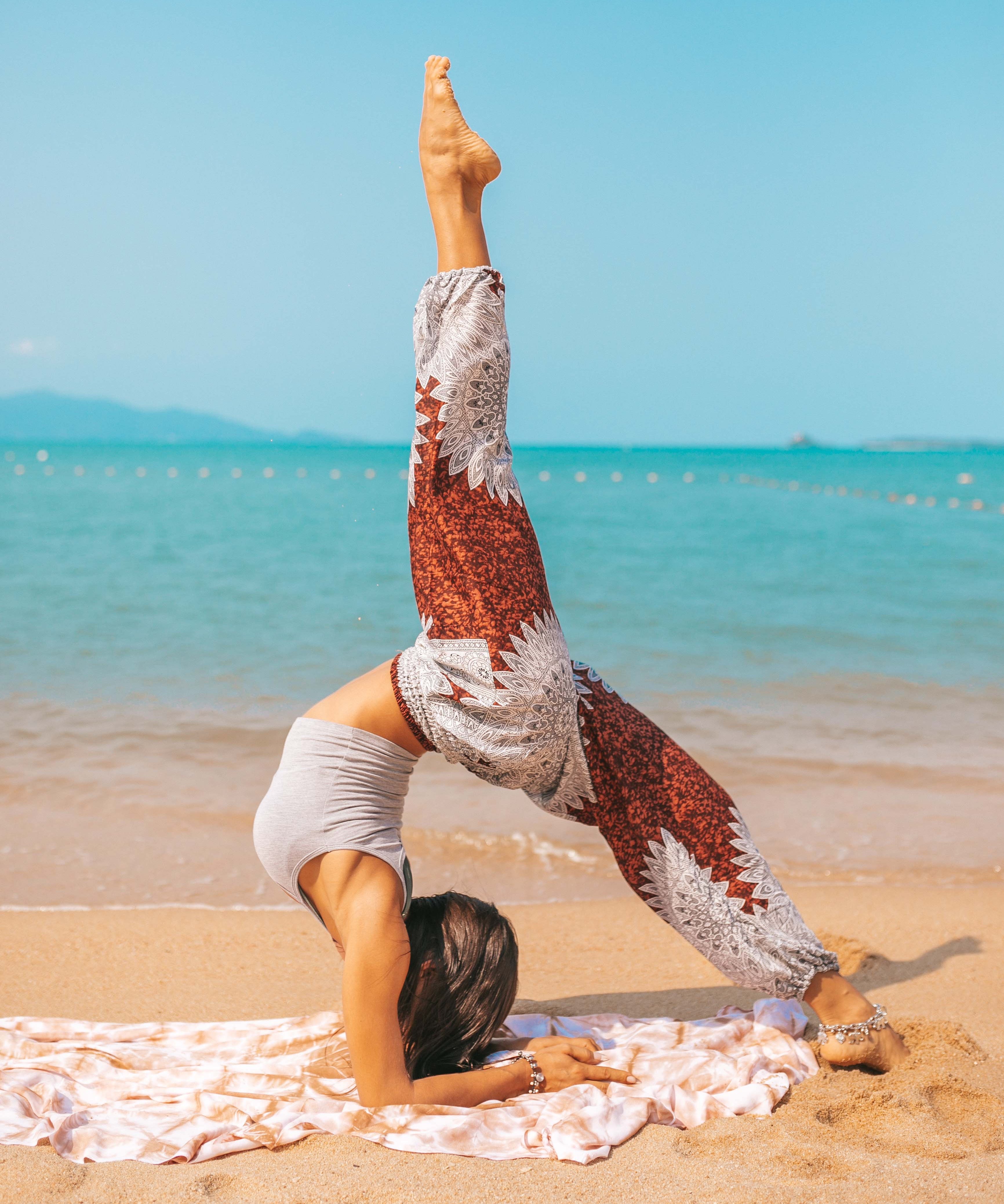 BENGALI BOHO PANTS Elepanta Elastic Waist | Harem Pants - Buy Today Elephant Pants Jewelry And Bohemian Clothes Handmade In Thailand Help To Save The Elephants FairTrade And Vegan
