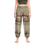 COLOMBO ELEPHANT PANTS - GREEN Elepanta Women's Pants - Buy Today Elephant Pants Jewelry And Bohemian Clothes Handmade In Thailand Help To Save The Elephants FairTrade And Vegan