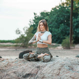 COLOMBO ELEPHANT PANTS - GREEN Elepanta Women's Pants - Buy Today Elephant Pants Jewelry And Bohemian Clothes Handmade In Thailand Help To Save The Elephants FairTrade And Vegan