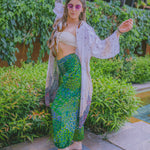 DELHI BOHO PANTS - GREEN Elepanta Elastic Waist | Harem Pants - Buy Today Elephant Pants Jewelry And Bohemian Clothes Handmade In Thailand Help To Save The Elephants FairTrade And Vegan