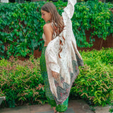 DELHI BOHO PANTS - GREEN Elepanta Elastic Waist | Harem Pants - Buy Today Elephant Pants Jewelry And Bohemian Clothes Handmade In Thailand Help To Save The Elephants FairTrade And Vegan
