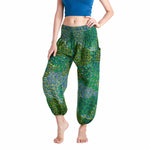 DELHI ELEPHANT PANTS - GREEN Elepanta Harem Pants | Elastic Waist - Buy Today Elephant Pants Jewelry And Bohemian Clothes Handmade In Thailand Help To Save The Elephants FairTrade And Vegan