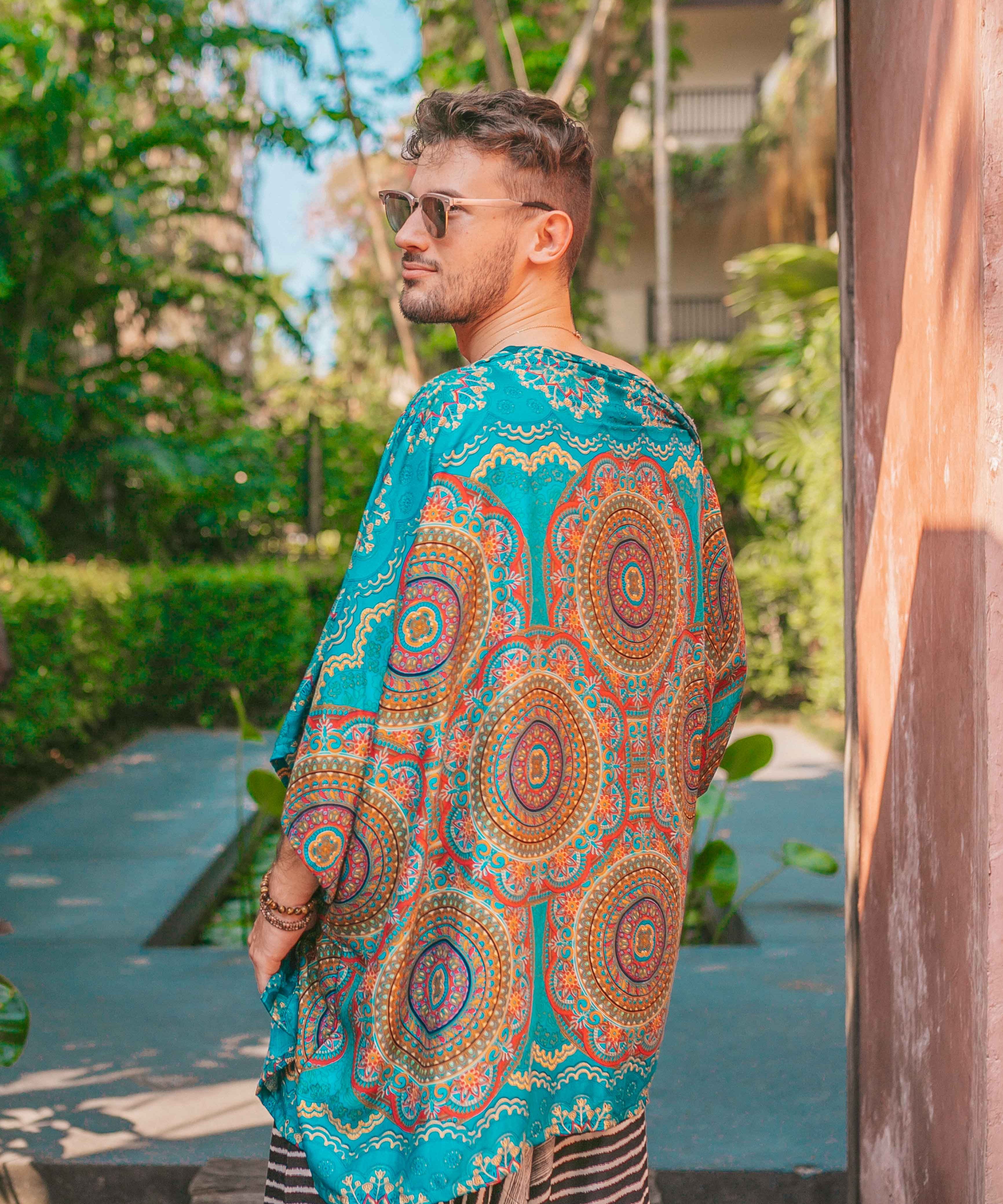 AKUMAL KIMONO Elepanta Unisex Kimono - Buy Today Elephant Pants Jewelry And Bohemian Clothes Handmade In Thailand Help To Save The Elephants FairTrade And Vegan