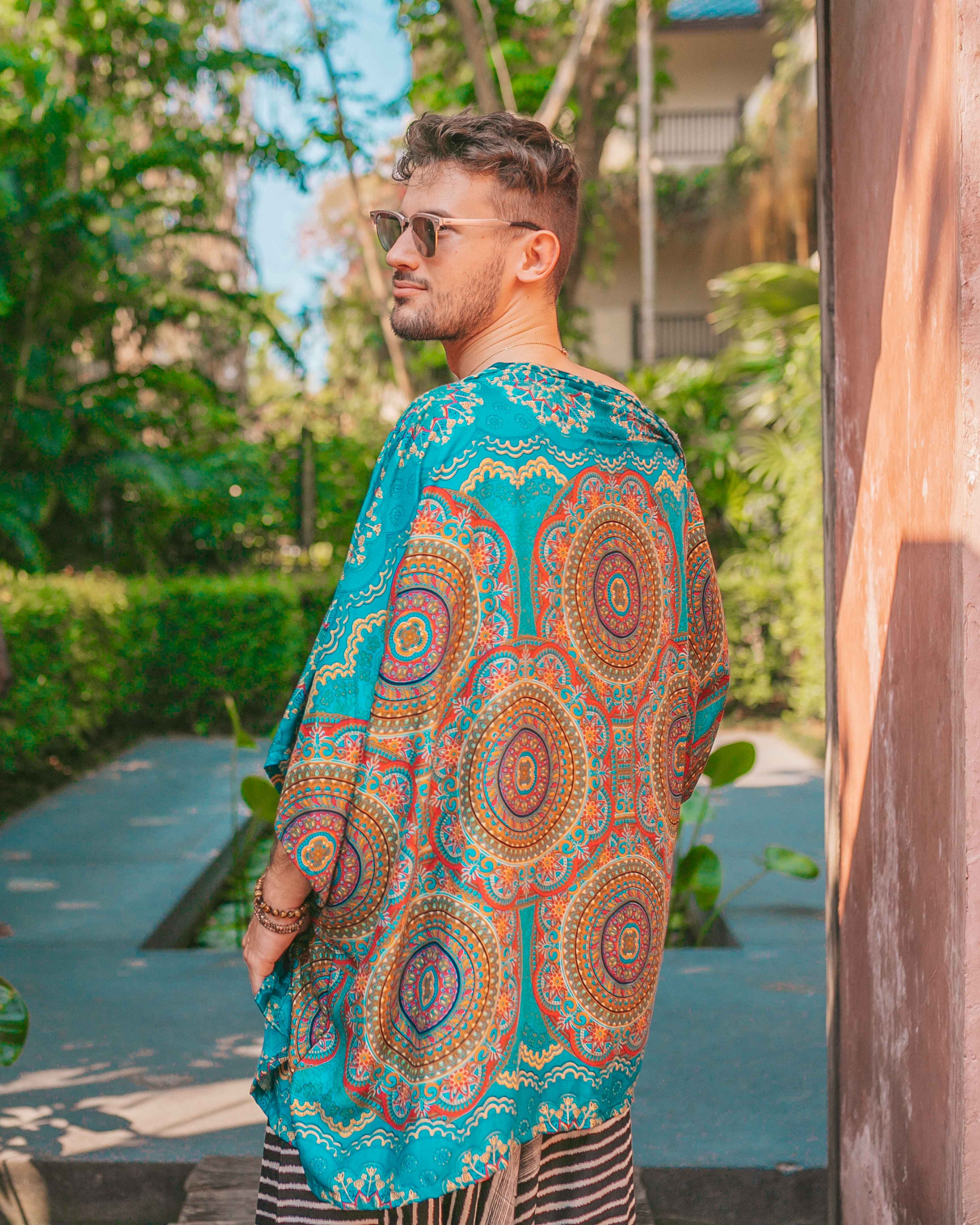 AKUMAL KIMONO Elepanta Unisex Kimono - Buy Today Elephant Pants Jewelry And Bohemian Clothes Handmade In Thailand Help To Save The Elephants FairTrade And Vegan