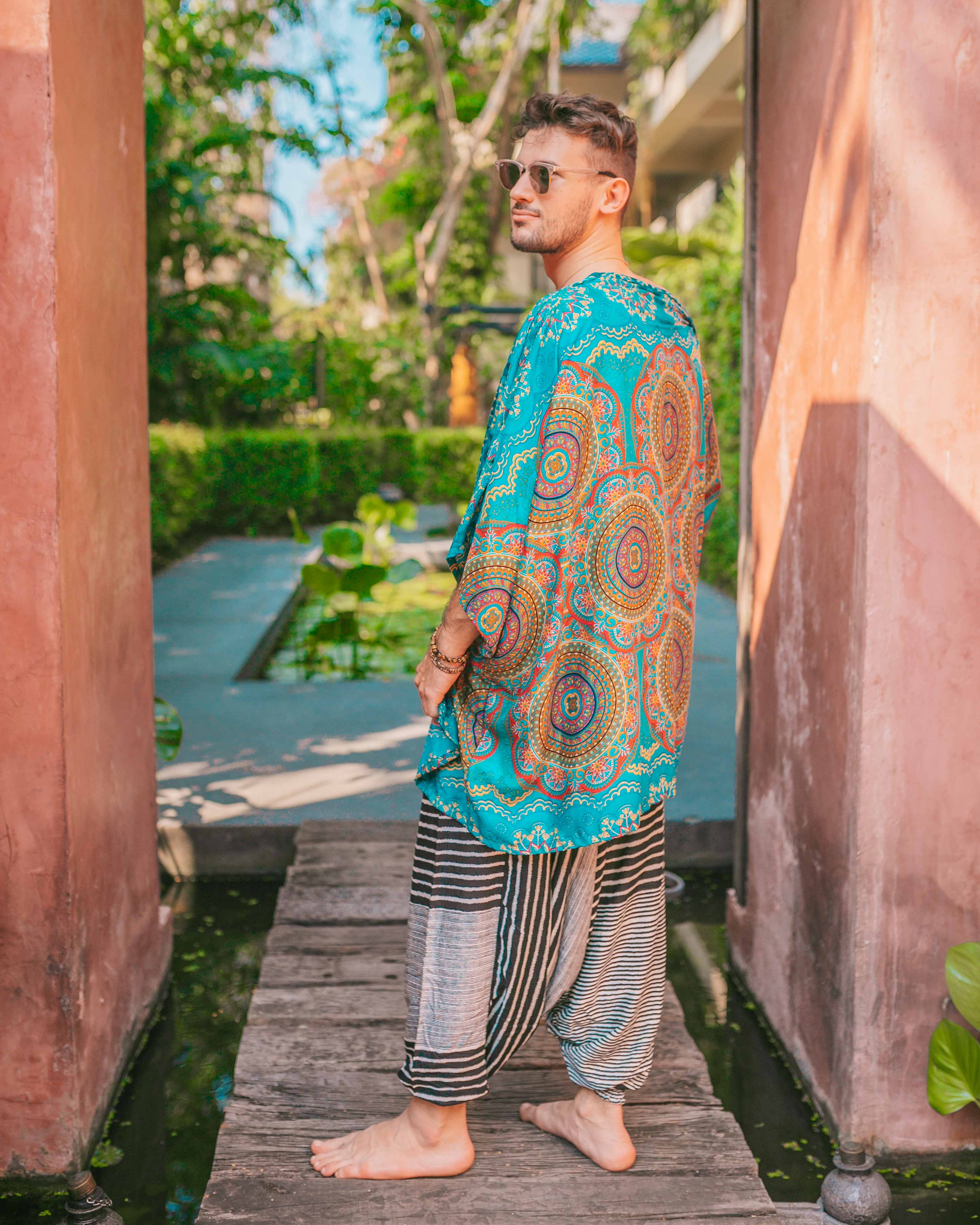 AKUMAL KIMONO Elepanta Unisex Kimono - Buy Today Elephant Pants Jewelry And Bohemian Clothes Handmade In Thailand Help To Save The Elephants FairTrade And Vegan