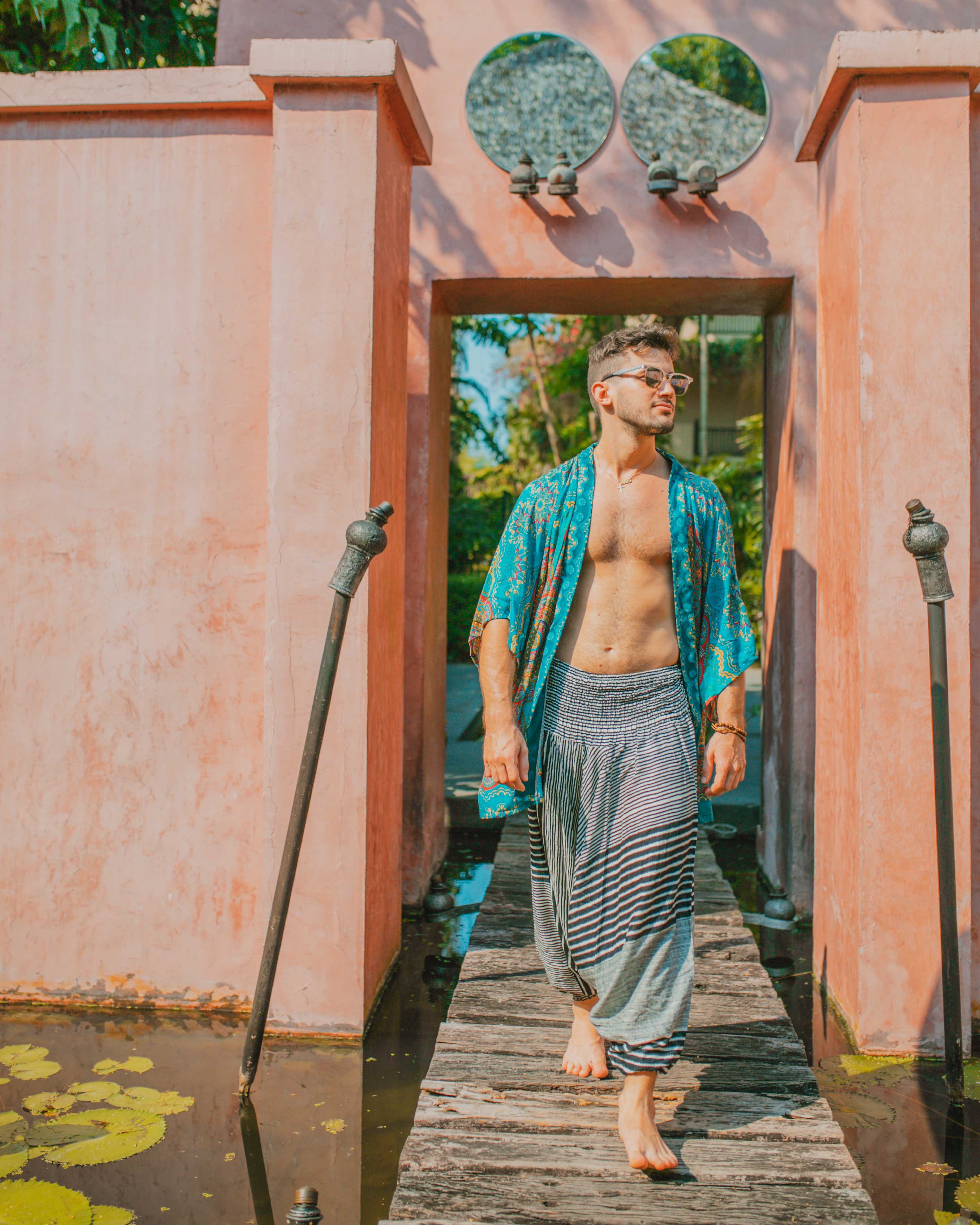 AKUMAL KIMONO Elepanta Unisex Kimono - Buy Today Elephant Pants Jewelry And Bohemian Clothes Handmade In Thailand Help To Save The Elephants FairTrade And Vegan
