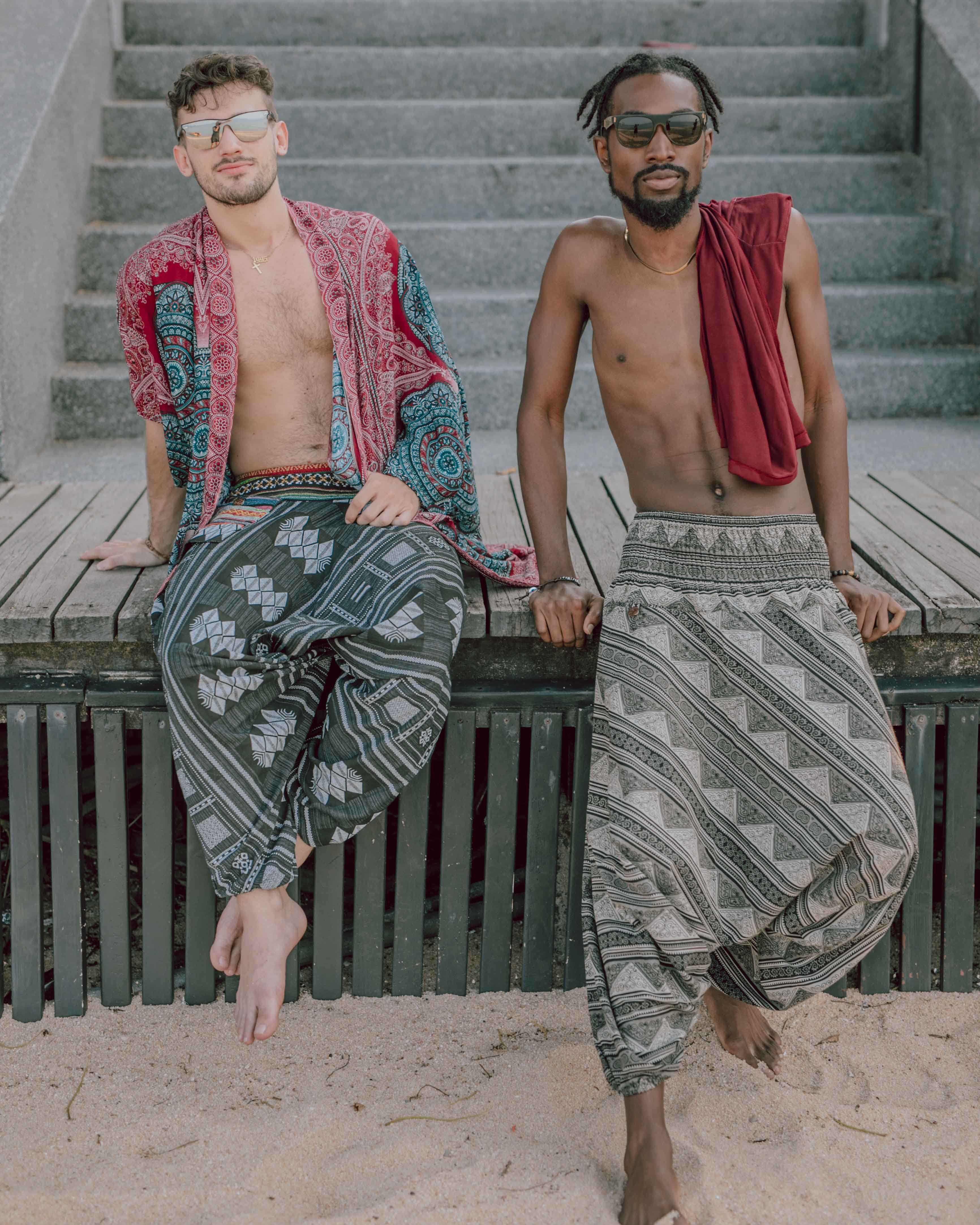BORA KIMONO Elepanta Unisex Kimono - Buy Today Elephant Pants Jewelry And Bohemian Clothes Handmade In Thailand Help To Save The Elephants FairTrade And Vegan