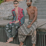 BORA KIMONO Elepanta Unisex Kimono - Buy Today Elephant Pants Jewelry And Bohemian Clothes Handmade In Thailand Help To Save The Elephants FairTrade And Vegan