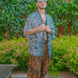 TULUM KIMONO Elepanta Unisex Kimono - Buy Today Elephant Pants Jewelry And Bohemian Clothes Handmade In Thailand Help To Save The Elephants FairTrade And Vegan