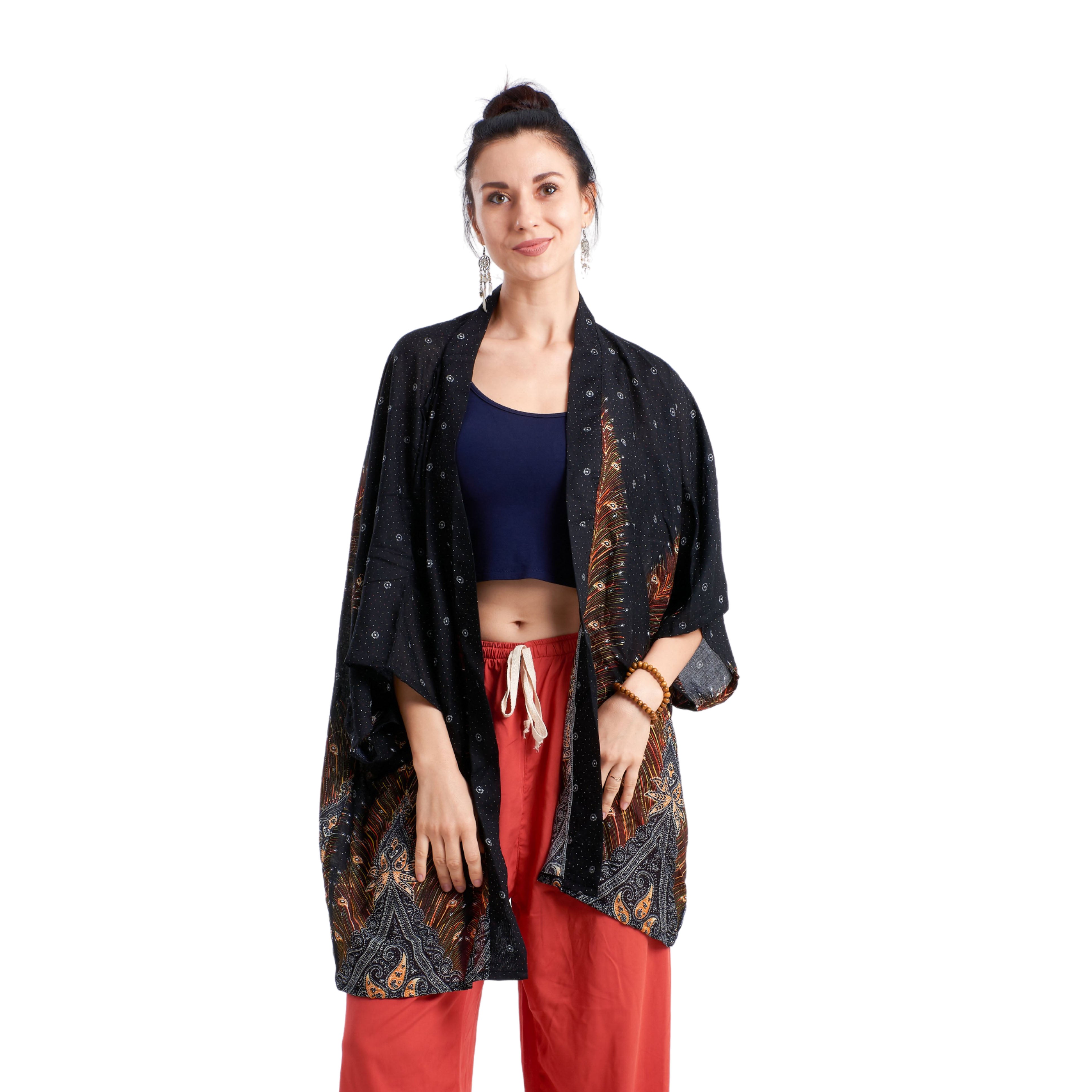 COBA KIMONO Elepanta Unisex Kimono - Buy Today Elephant Pants Jewelry And Bohemian Clothes Handmade In Thailand Help To Save The Elephants FairTrade And Vegan
