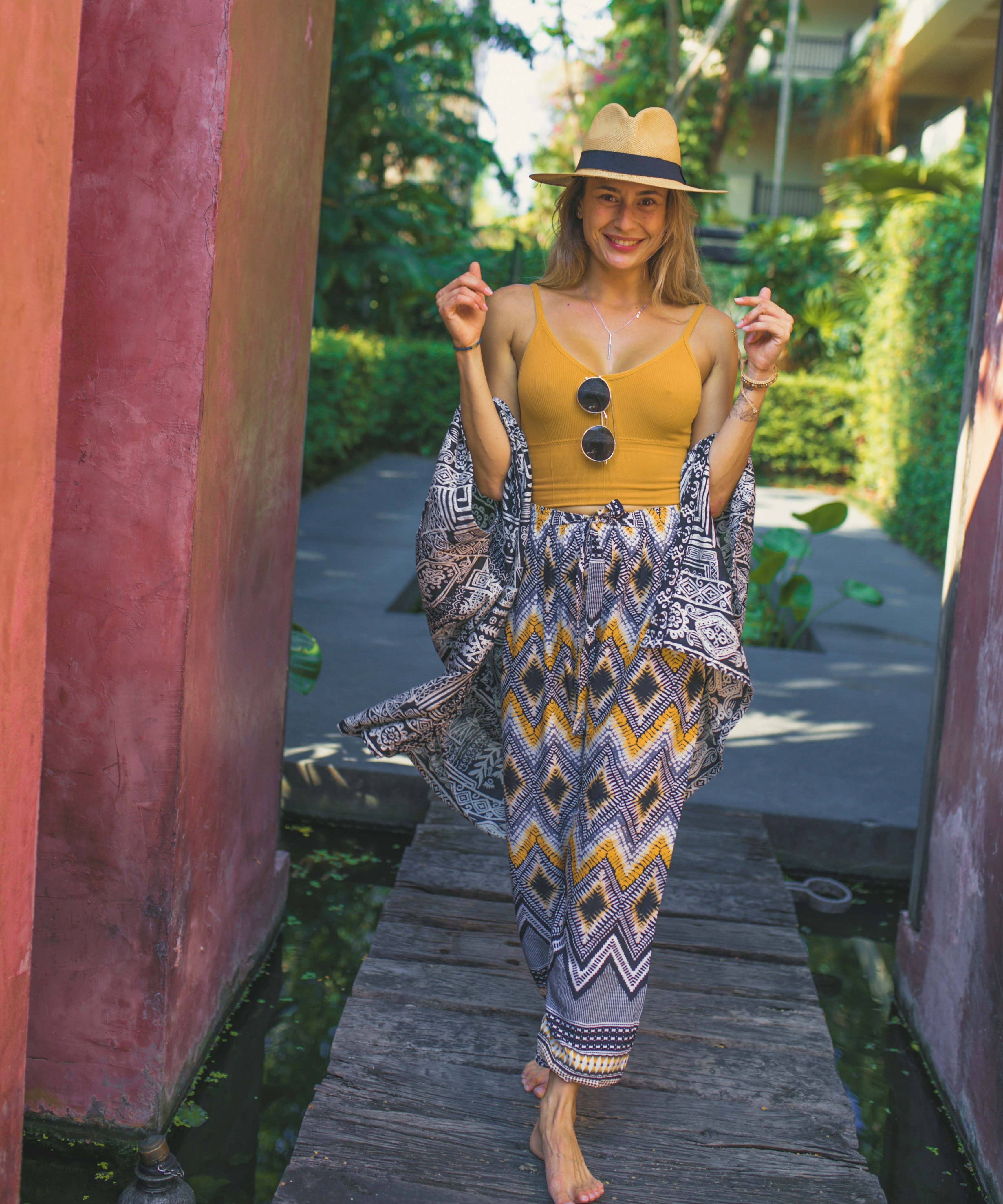 GIZA TIE PANTS Elepanta Drawstring | Harem Pants - Buy Today Elephant Pants Jewelry And Bohemian Clothes Handmade In Thailand Help To Save The Elephants FairTrade And Vegan