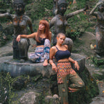 JAIPUR ELEPHANT PANTS - GREEN Elepanta Harem Pants | Elastic Waist - Buy Today Elephant Pants Jewelry And Bohemian Clothes Handmade In Thailand Help To Save The Elephants FairTrade And Vegan