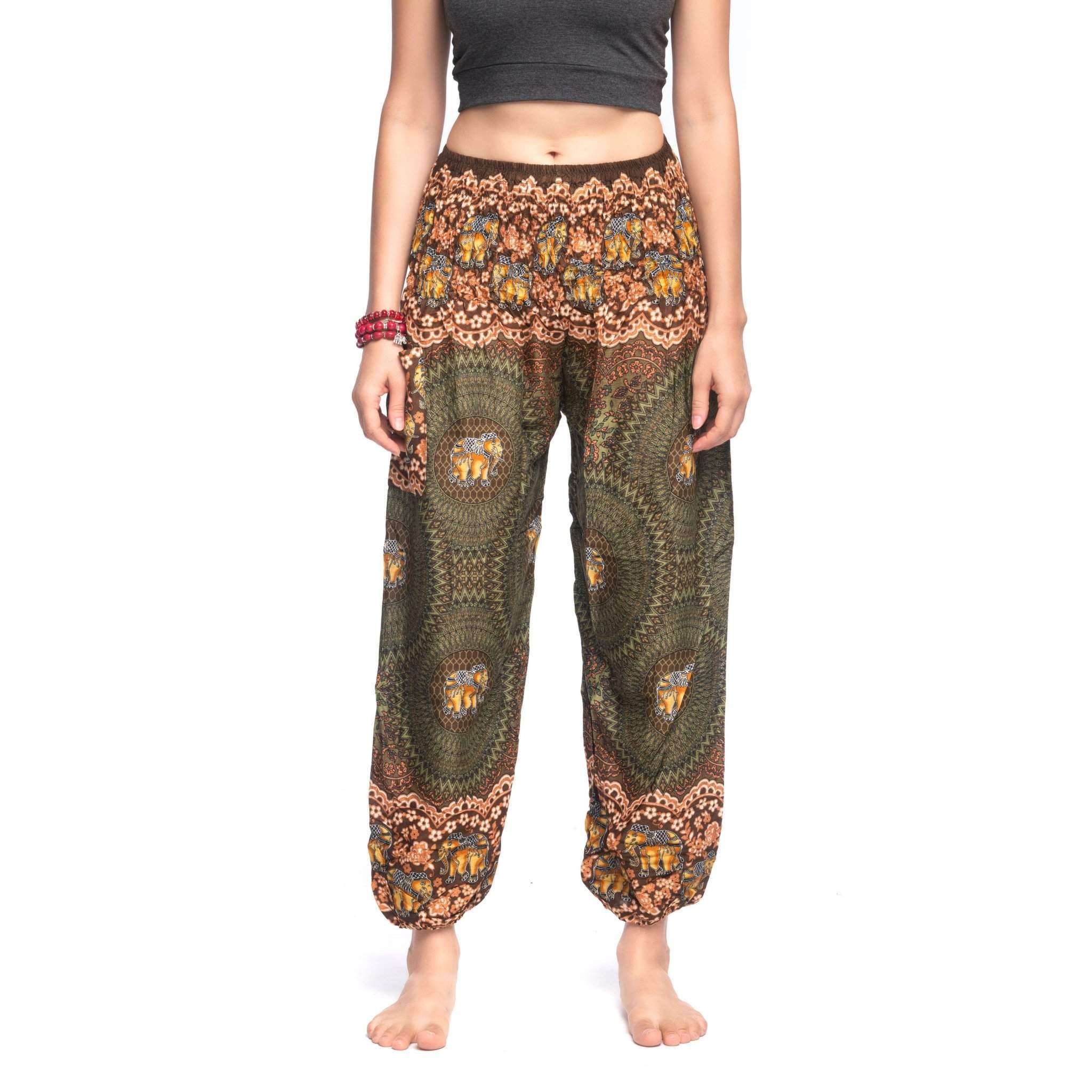 JAIPUR ELEPHANT PANTS - PURPLE Elepanta Harem Pants | Elastic Waist - Buy Today Elephant Pants Jewelry And Bohemian Clothes Handmade In Thailand Help To Save The Elephants FairTrade And Vegan