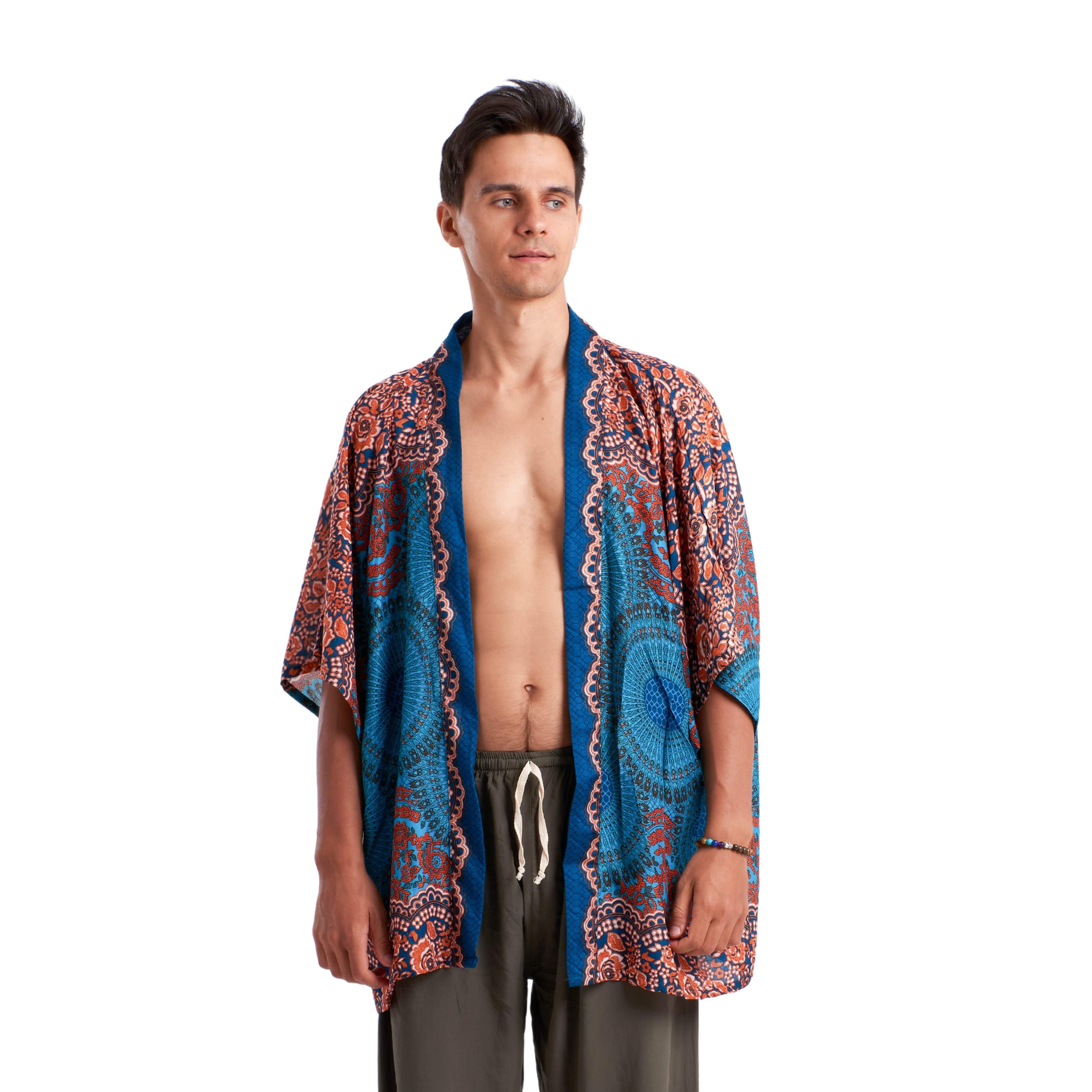 JAIPUR KIMONO Elepanta Beach Kimono | Unisex - Buy Today Elephant Pants Jewelry And Bohemian Clothes Handmade In Thailand Help To Save The Elephants FairTrade And Vegan
