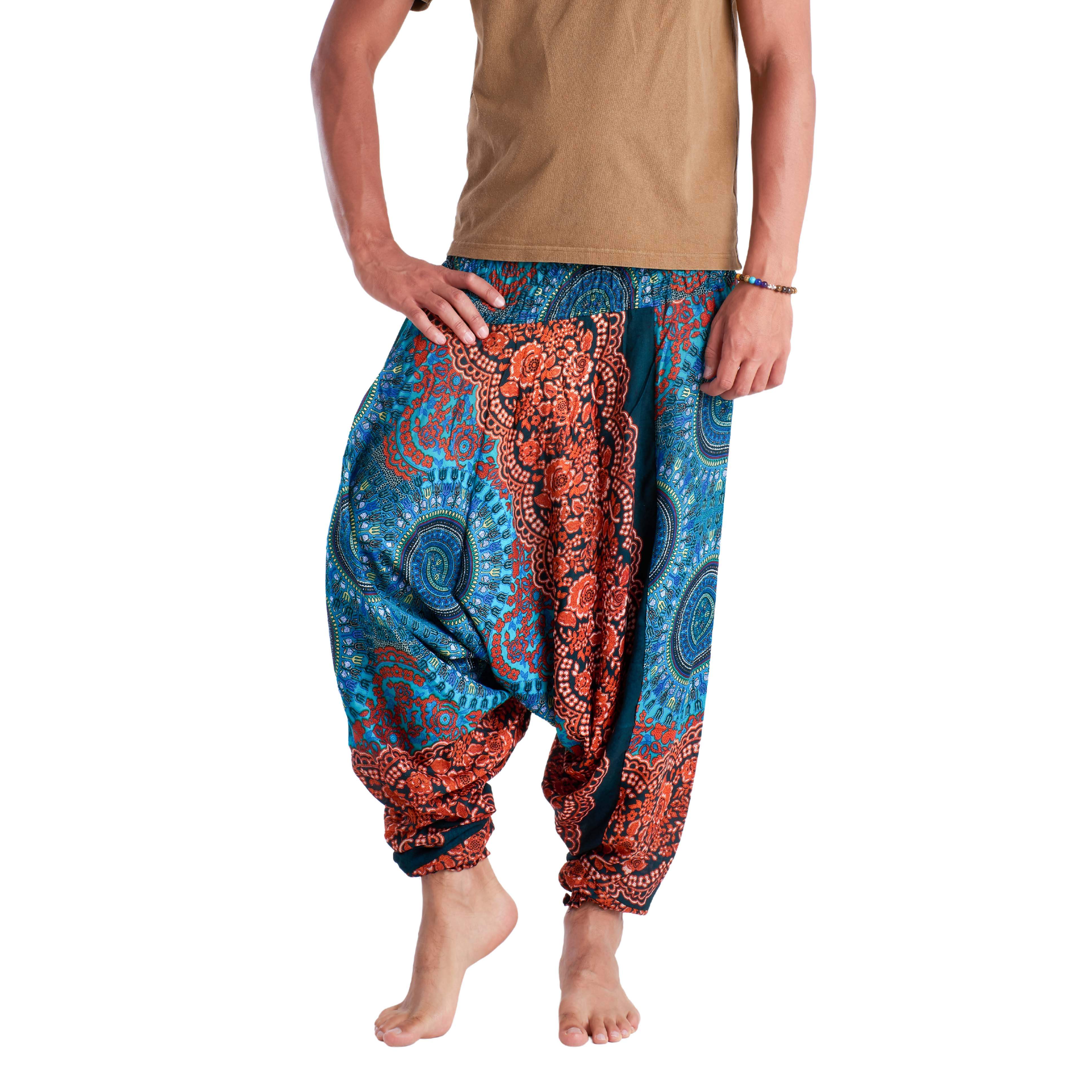 JAIPUR TRIBAL PANTS Elepanta Harem Pants | Drawstring - Buy Today Elephant Pants Jewelry And Bohemian Clothes Handmade In Thailand Help To Save The Elephants FairTrade And Vegan