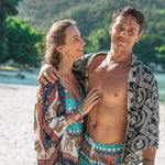 KRABI ELEPHANT KIMONO Elepanta Beach Kimono | Unisex - Buy Today Elephant Pants Jewelry And Bohemian Clothes Handmade In Thailand Help To Save The Elephants FairTrade And Vegan