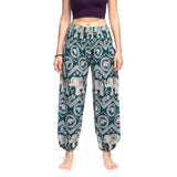 Krabi Elephant Pants - TEAL Elepanta Women's Pants - Buy Today Elephant Pants Jewelry And Bohemian Clothes Handmade In Thailand Help To Save The Elephants FairTrade And Vegan