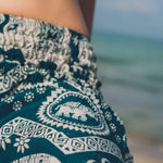 Krabi Elephant Pants - TEAL Elepanta Women's Pants - Buy Today Elephant Pants Jewelry And Bohemian Clothes Handmade In Thailand Help To Save The Elephants FairTrade And Vegan
