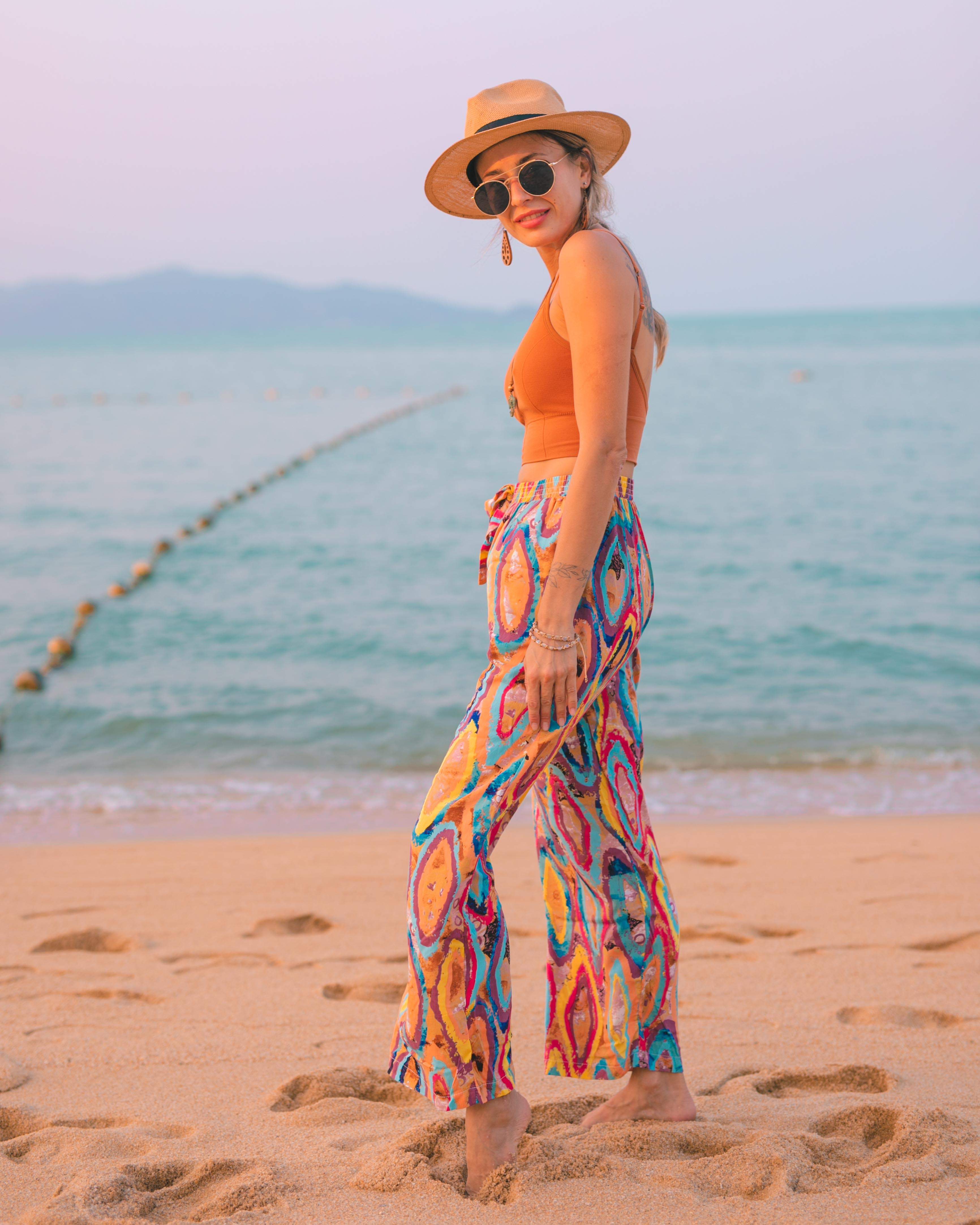 MALAGA PALAZZO Elepanta Palazzo | Casual Pants - Buy Today Elephant Pants Jewelry And Bohemian Clothes Handmade In Thailand Help To Save The Elephants FairTrade And Vegan
