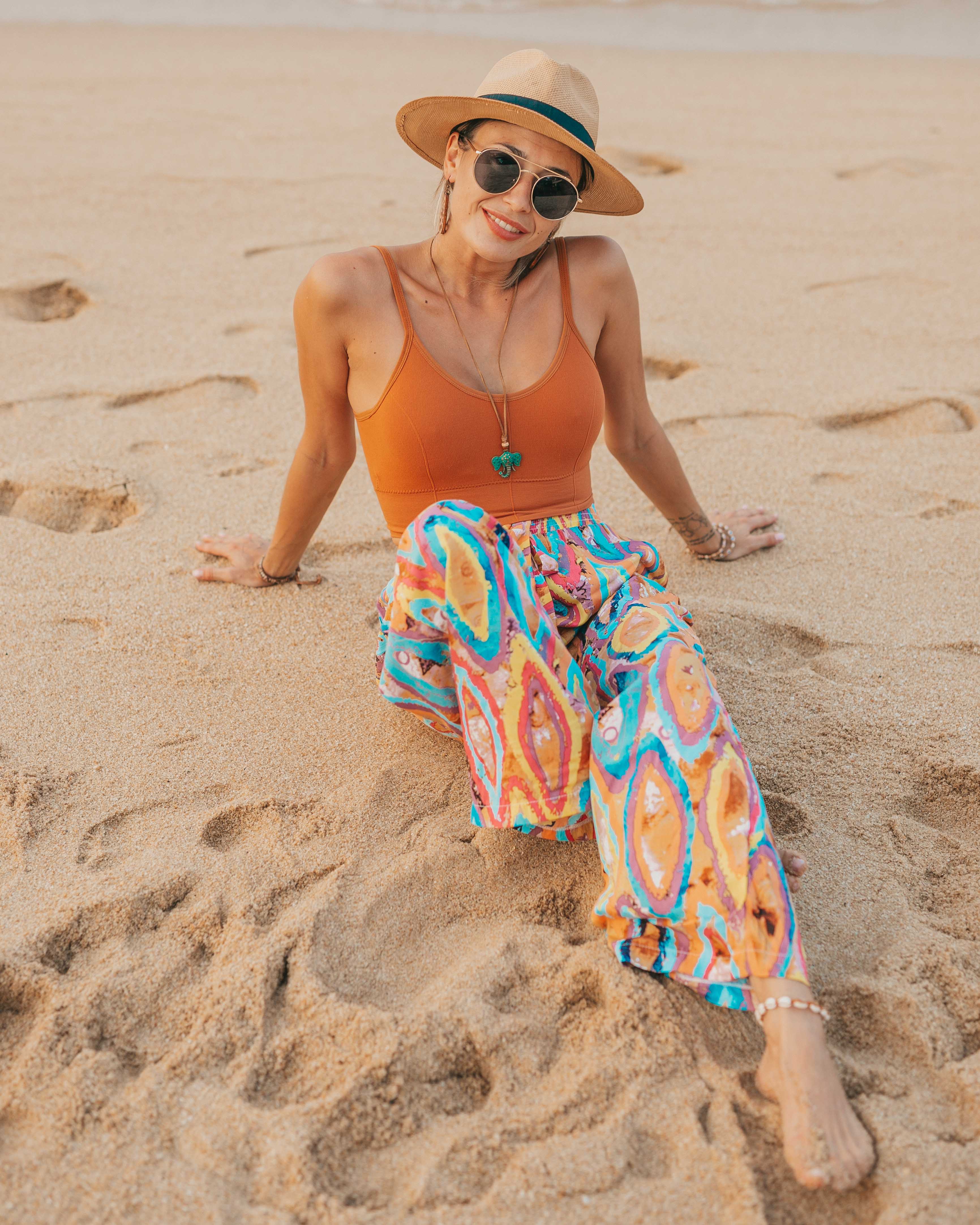 MALAGA PALAZZO Elepanta Palazzo | Casual Pants - Buy Today Elephant Pants Jewelry And Bohemian Clothes Handmade In Thailand Help To Save The Elephants FairTrade And Vegan