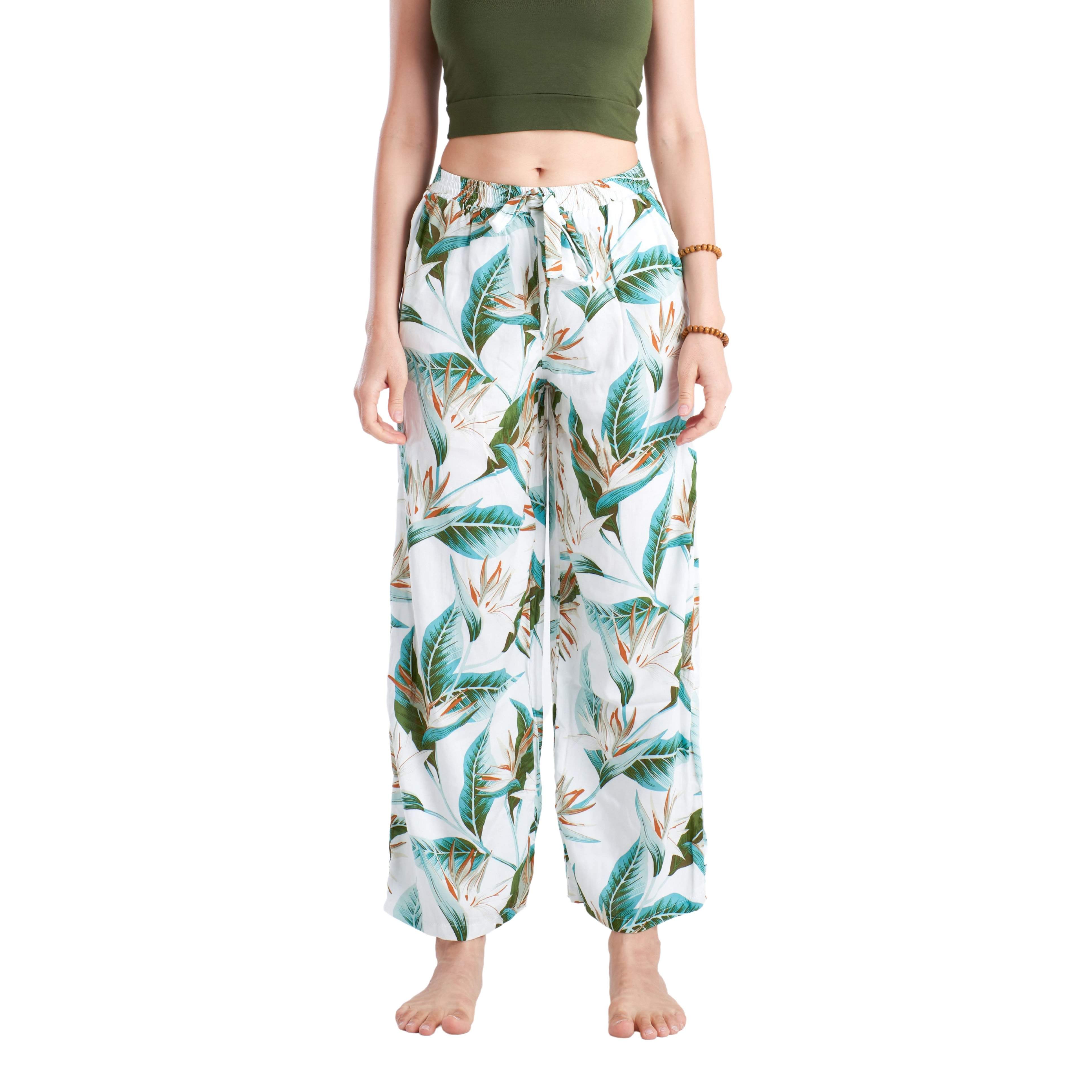 PALMA PALAZZO Elepanta Palazzo | Elastic Waist - Buy Today Elephant Pants Jewelry And Bohemian Clothes Handmade In Thailand Help To Save The Elephants FairTrade And Vegan