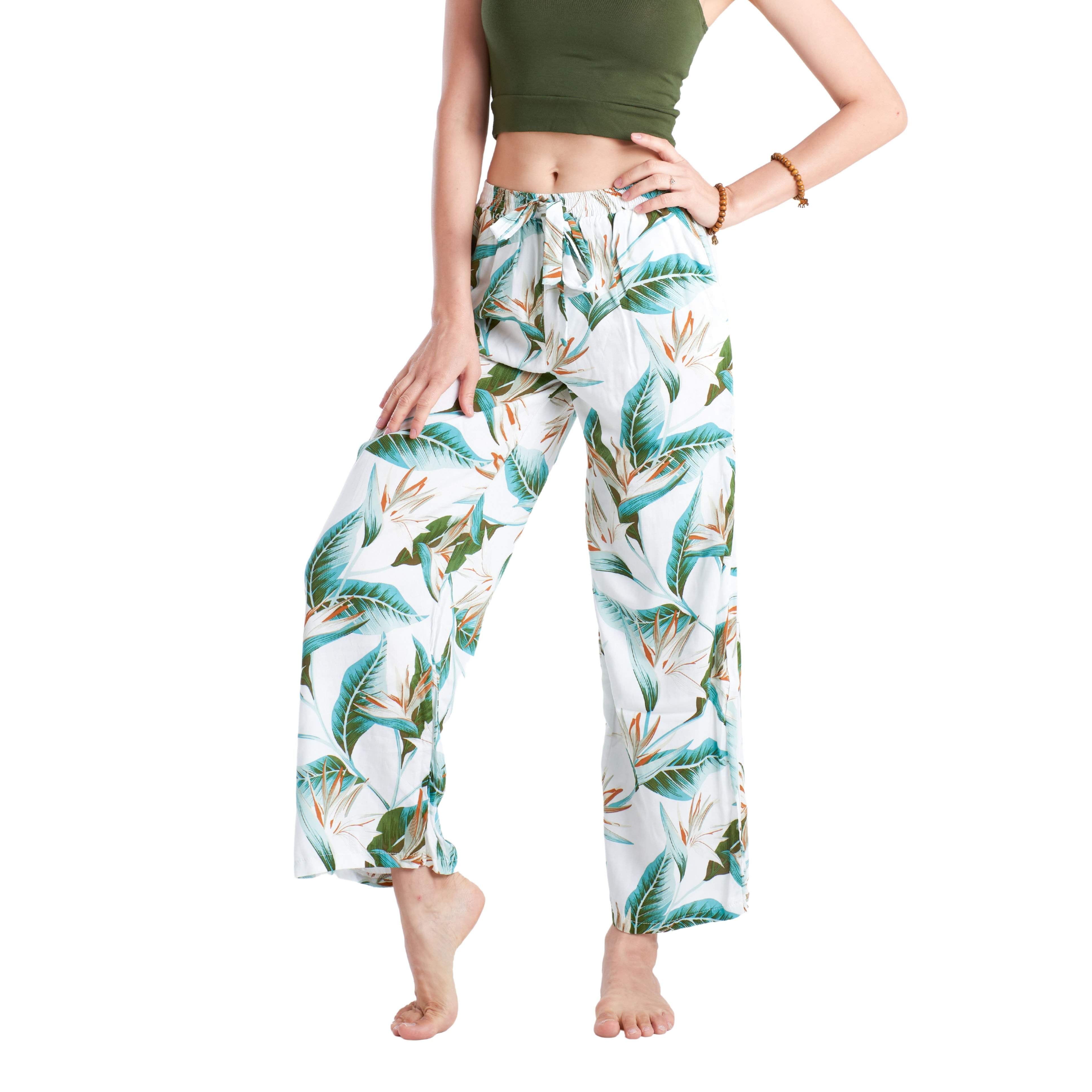 PALMA PALAZZO Elepanta Palazzo | Elastic Waist - Buy Today Elephant Pants Jewelry And Bohemian Clothes Handmade In Thailand Help To Save The Elephants FairTrade And Vegan