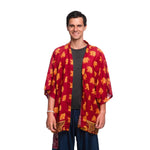 SAVANNA ELEPHANT KIMONO Elepanta Beach Kimono | Unisex - Buy Today Elephant Pants Jewelry And Bohemian Clothes Handmade In Thailand Help To Save The Elephants FairTrade And Vegan