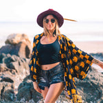 SAVANNA ELEPHANT KIMONO Elepanta Beach Kimono | Unisex - Buy Today Elephant Pants Jewelry And Bohemian Clothes Handmade In Thailand Help To Save The Elephants FairTrade And Vegan
