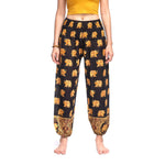 SAVANNA ELEPHANT PANTS - BLACK Elepanta Women's Pants - Buy Today Elephant Pants Jewelry And Bohemian Clothes Handmade In Thailand Help To Save The Elephants FairTrade And Vegan