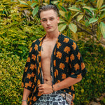 Savanna Kimono Elepanta Men's Kimonos - Buy Today Elephant Pants Jewelry And Bohemian Clothes Handmade In Thailand Help To Save The Elephants FairTrade And Vegan