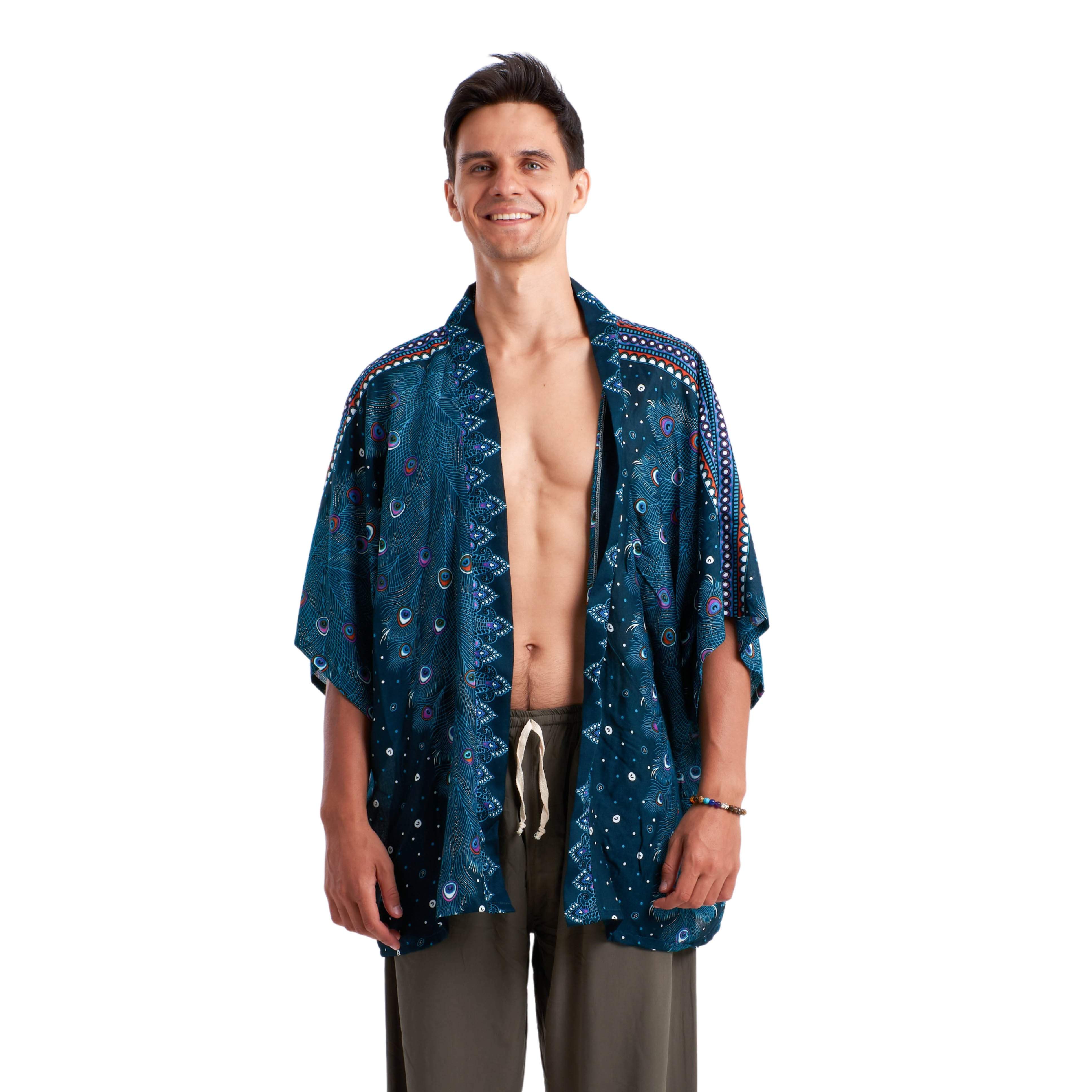 TAHITI KIMONO Elepanta Beach Kimono | Unisex - Buy Today Elephant Pants Jewelry And Bohemian Clothes Handmade In Thailand Help To Save The Elephants FairTrade And Vegan
