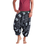 THAI TRIBAL PANTS - GREY Elepanta Hippie Pants | Tribal - Buy Today Elephant Pants Jewelry And Bohemian Clothes Handmade In Thailand Help To Save The Elephants FairTrade And Vegan