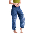 TIE DYE PANTS - INDIGO Elepanta Harem Pants | Elastic Waist - Buy Today Elephant Pants Jewelry And Bohemian Clothes Handmade In Thailand Help To Save The Elephants FairTrade And Vegan