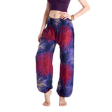 TIE DYE PANTS - PURPLE Elepanta Harem Pants | Elastic Waist - Buy Today Elephant Pants Jewelry And Bohemian Clothes Handmade In Thailand Help To Save The Elephants FairTrade And Vegan