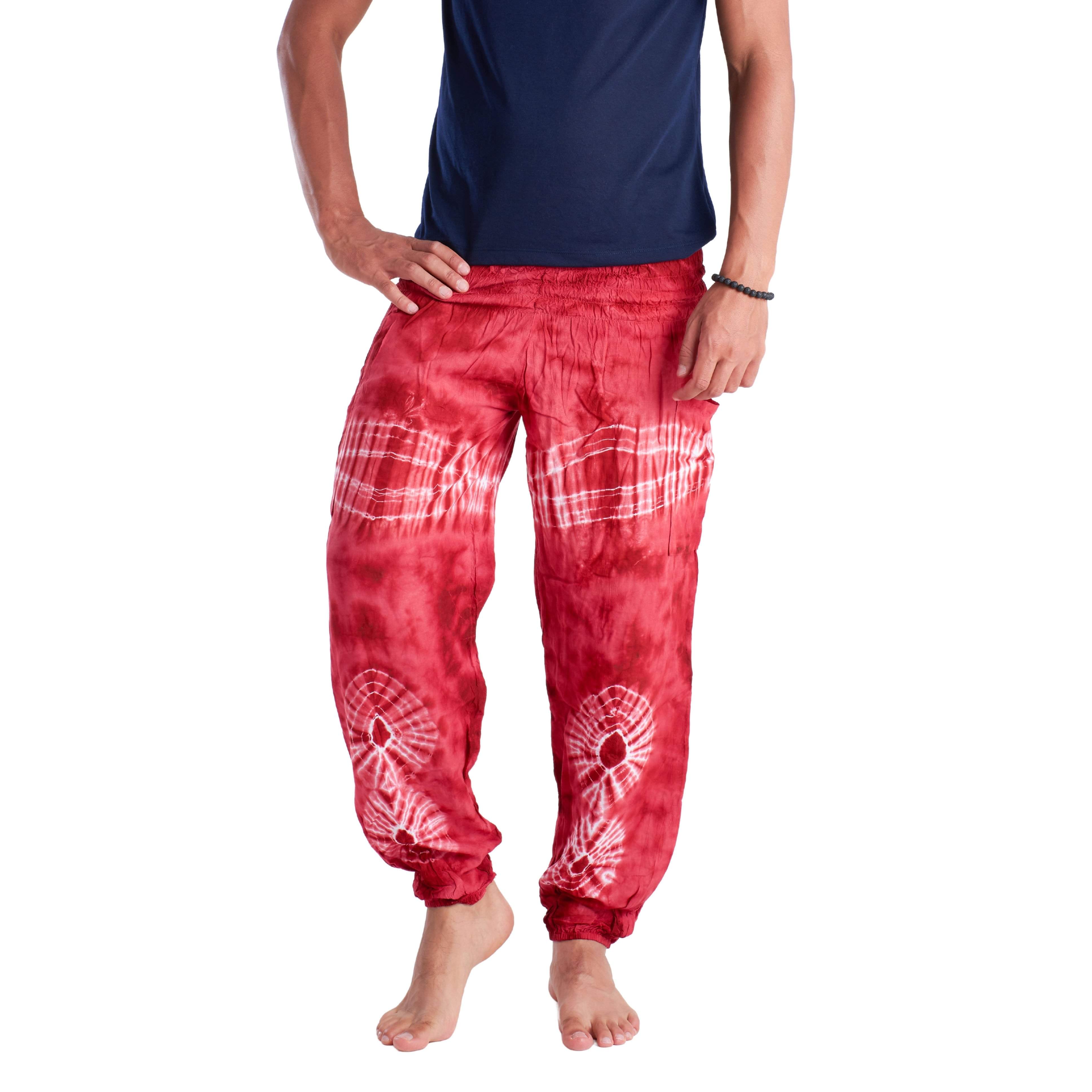 TIE DYE PANTS - Elastic Waist Elepanta Tie Dye Pants - Buy Today Elephant Pants Jewelry And Bohemian Clothes Handmade In Thailand Help To Save The Elephants FairTrade And Vegan