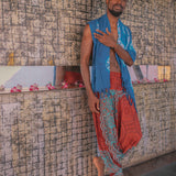TIE DYE SARONG TOWEL - INDIGO Elepanta Beach Towel | Beachwear - Buy Today Elephant Pants Jewelry And Bohemian Clothes Handmade In Thailand Help To Save The Elephants FairTrade And Vegan