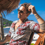 MALI HAWAIAN SHIRT Elepanta Men's Shirts - Buy Today Elephant Pants Jewelry And Bohemian Clothes Handmade In Thailand Help To Save The Elephants FairTrade And Vegan