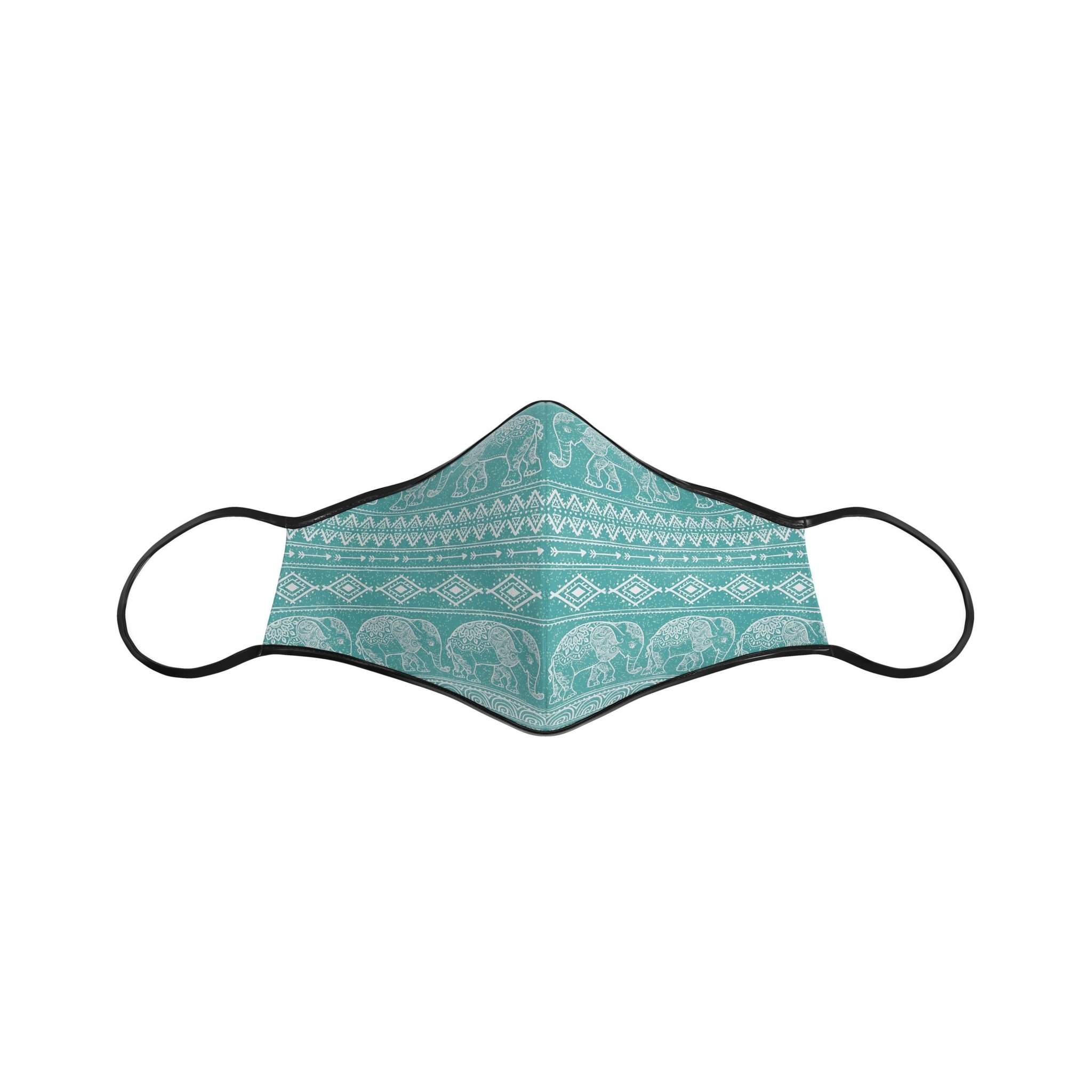 FACE MASK - Teal Elepanta Face Masks - Buy Today Elephant Pants Jewelry And Bohemian Clothes Handmade In Thailand Help To Save The Elephants FairTrade And Vegan