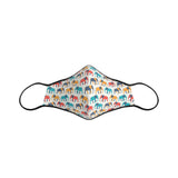 FACE MASK - Multicolor Elepanta Face Masks - Buy Today Elephant Pants Jewelry And Bohemian Clothes Handmade In Thailand Help To Save The Elephants FairTrade And Vegan