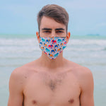 FACE MASK - Multicolor Elepanta Face Masks - Buy Today Elephant Pants Jewelry And Bohemian Clothes Handmade In Thailand Help To Save The Elephants FairTrade And Vegan