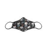 FACE MASK - 5 Pieces Set Elepanta Face Masks - Buy Today Elephant Pants Jewelry And Bohemian Clothes Handmade In Thailand Help To Save The Elephants FairTrade And Vegan
