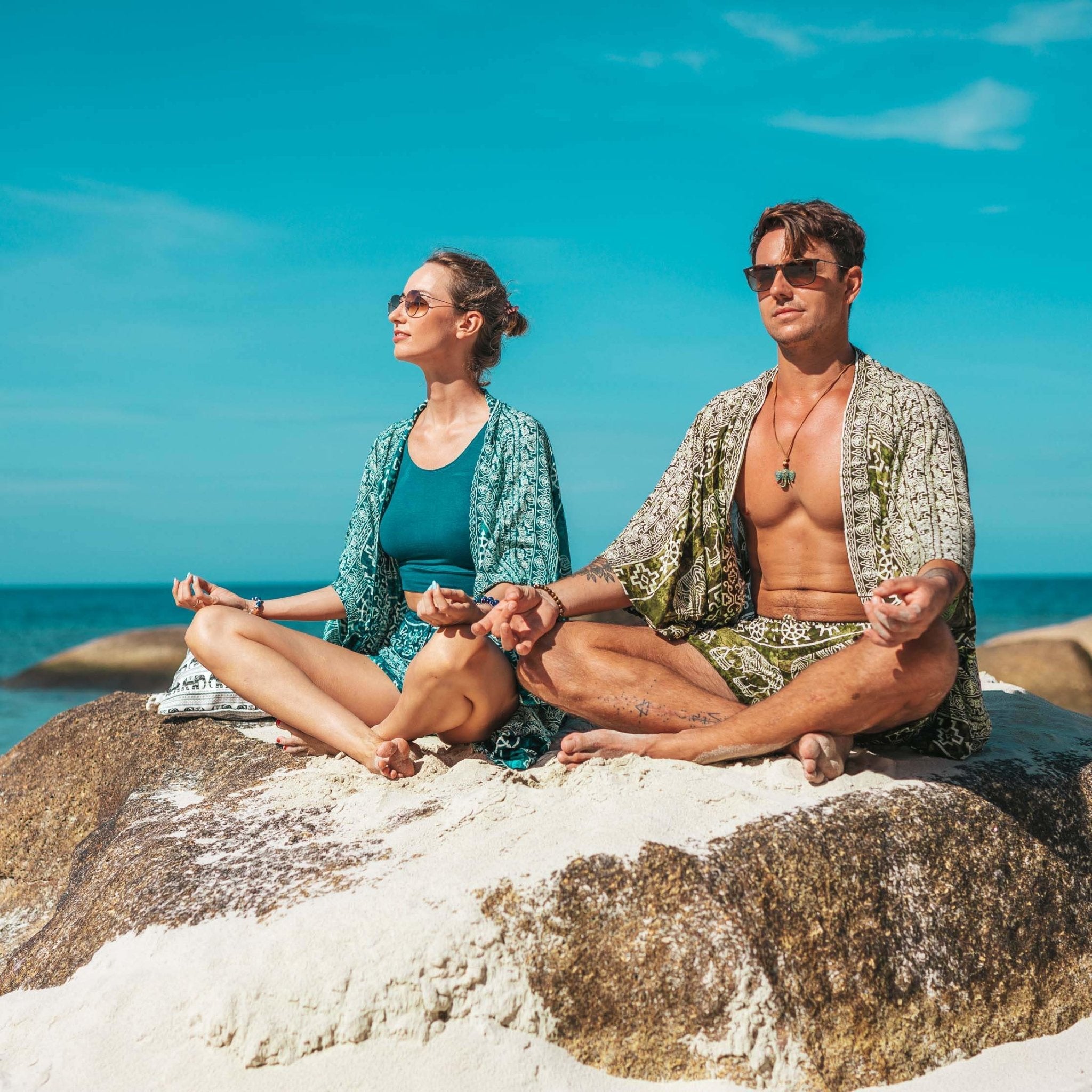 COLOMBO KIMONO Elepanta Unisex Kimono - Buy Today Elephant Pants Jewelry And Bohemian Clothes Handmade In Thailand Help To Save The Elephants FairTrade And Vegan