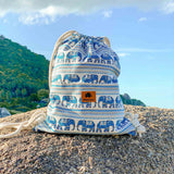 AGRA DRAWSTRING BACKPACK Elepanta Backpacks - Buy Today Elephant Pants Jewelry And Bohemian Clothes Handmade In Thailand Help To Save The Elephants FairTrade And Vegan