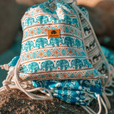 ANGKOR DRAWSTRING BACKPACK Elepanta Backpacks - Buy Today Elephant Pants Jewelry And Bohemian Clothes Handmade In Thailand Help To Save The Elephants FairTrade And Vegan
