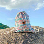 ANGKOR DRAWSTRING BACKPACK Elepanta Backpacks - Buy Today Elephant Pants Jewelry And Bohemian Clothes Handmade In Thailand Help To Save The Elephants FairTrade And Vegan