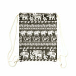 KRABI DRAWSTRING BACKPACK Elepanta Backpacks - Buy Today Elephant Pants Jewelry And Bohemian Clothes Handmade In Thailand Help To Save The Elephants FairTrade And Vegan