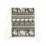 KRABI DRAWSTRING BACKPACK Elepanta Backpacks - Buy Today Elephant Pants Jewelry And Bohemian Clothes Handmade In Thailand Help To Save The Elephants FairTrade And Vegan