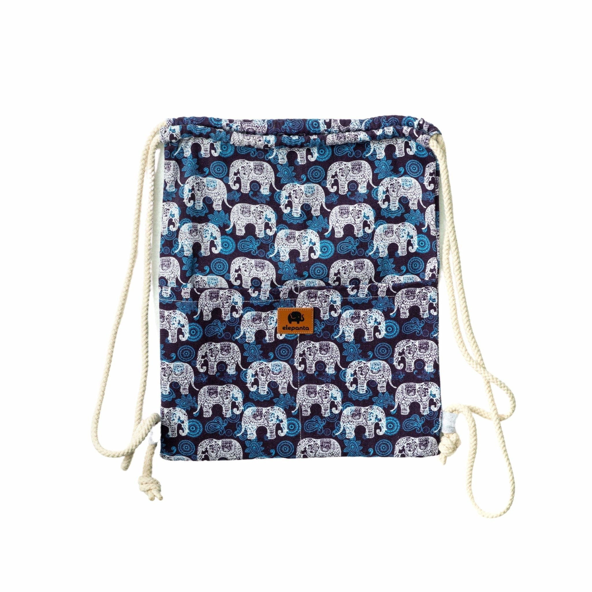 MANDALAY DRAWSTRING BACKPACK Elepanta Backpacks - Buy Today Elephant Pants Jewelry And Bohemian Clothes Handmade In Thailand Help To Save The Elephants FairTrade And Vegan