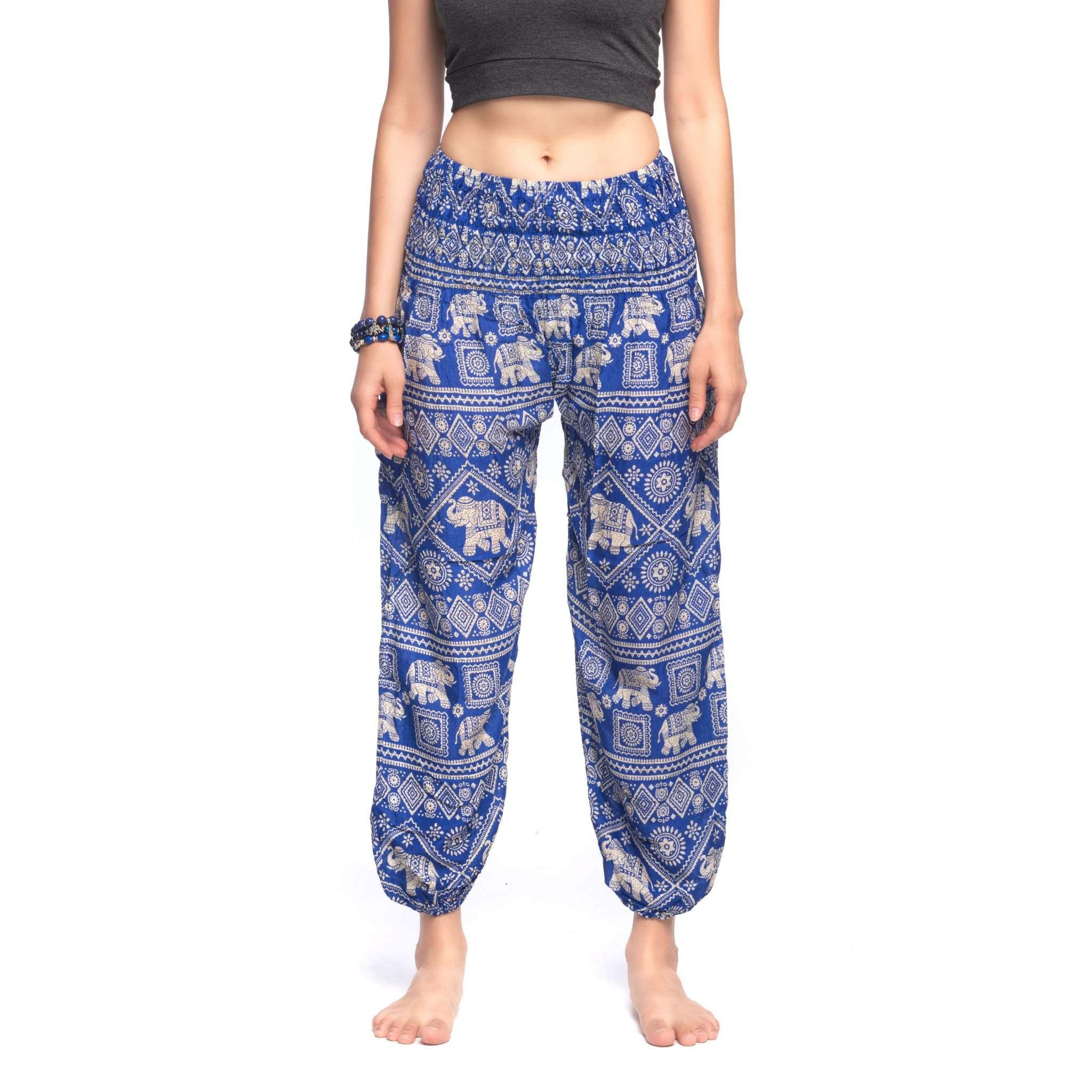 AGRA PANTS - Elastic Waist Elepanta Elastic Waist Pants - Buy Today Elephant Pants Jewelry And Bohemian Clothes Handmade In Thailand Help To Save The Elephants FairTrade And Vegan
