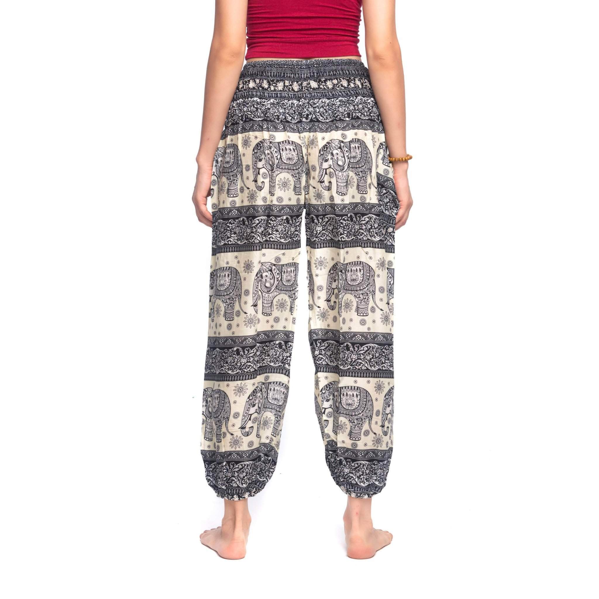 BALI PANTS - Elastic Waist Elepanta Elastic Waist Pants - Buy Today Elephant Pants Jewelry And Bohemian Clothes Handmade In Thailand Help To Save The Elephants FairTrade And Vegan